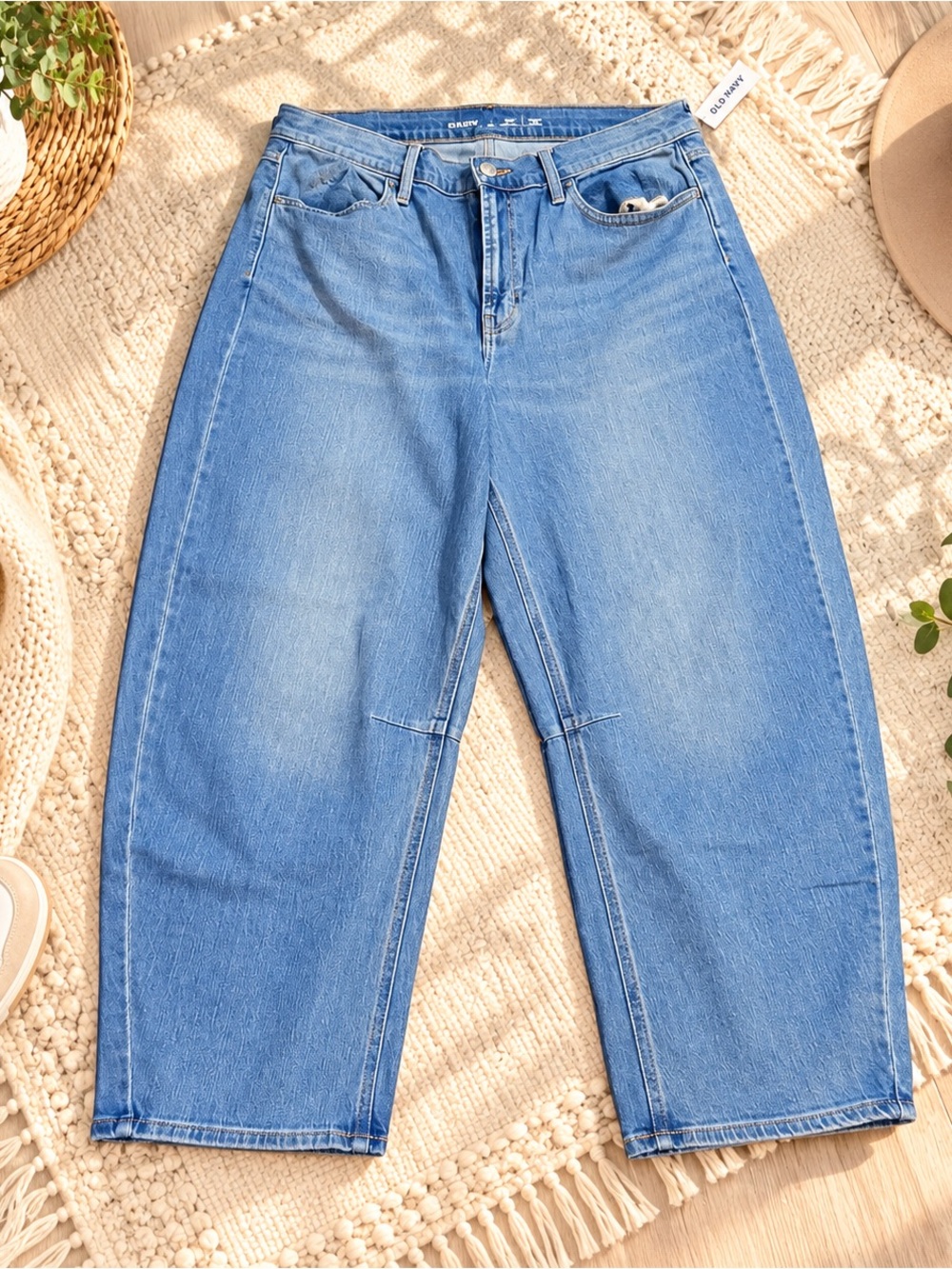 Brand New with Tags - Old Navy Wide-Leg Jeans in Light Blue Wash
